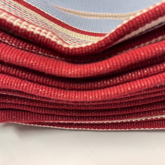 New Pottery Barn ‘Fairfax’ Americana Farmhouse Stripe Table Runner, 16X108 - Picture 9 of 12